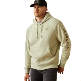 Ariat Logo Mens Hoodie - Sage Heather