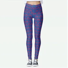 Bernie Sanders Phishy Fishman Donut Leggings