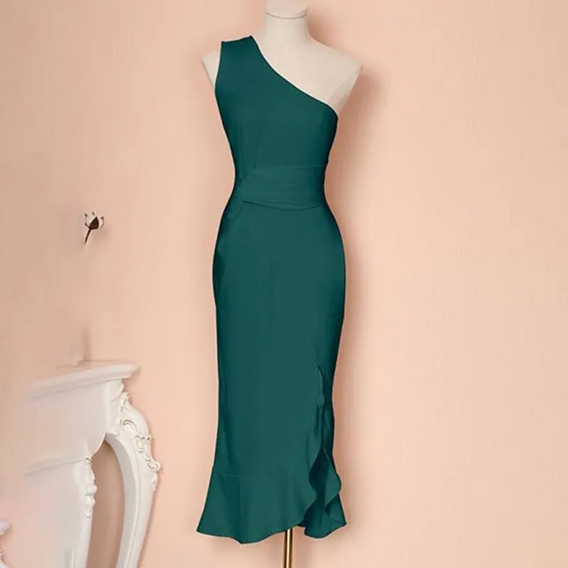BerriesJam - Elegant Stylish Chic Cascading Ruffle Mermaid Sundress