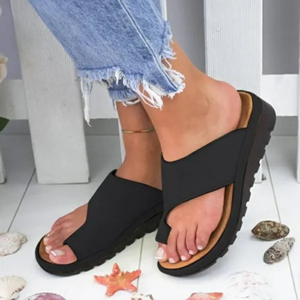 BESTWALK Orthopedic Premium Toe Corrector Bunion Comfy Foot Sandals