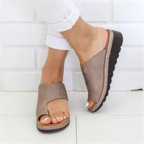 BESTWALK Orthopedic Premium Toe Corrector Bunion Comfy Foot Sandals