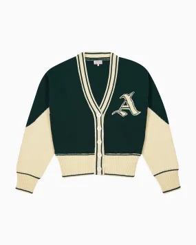 Byrd Classic Knit Cardigan Forest Green