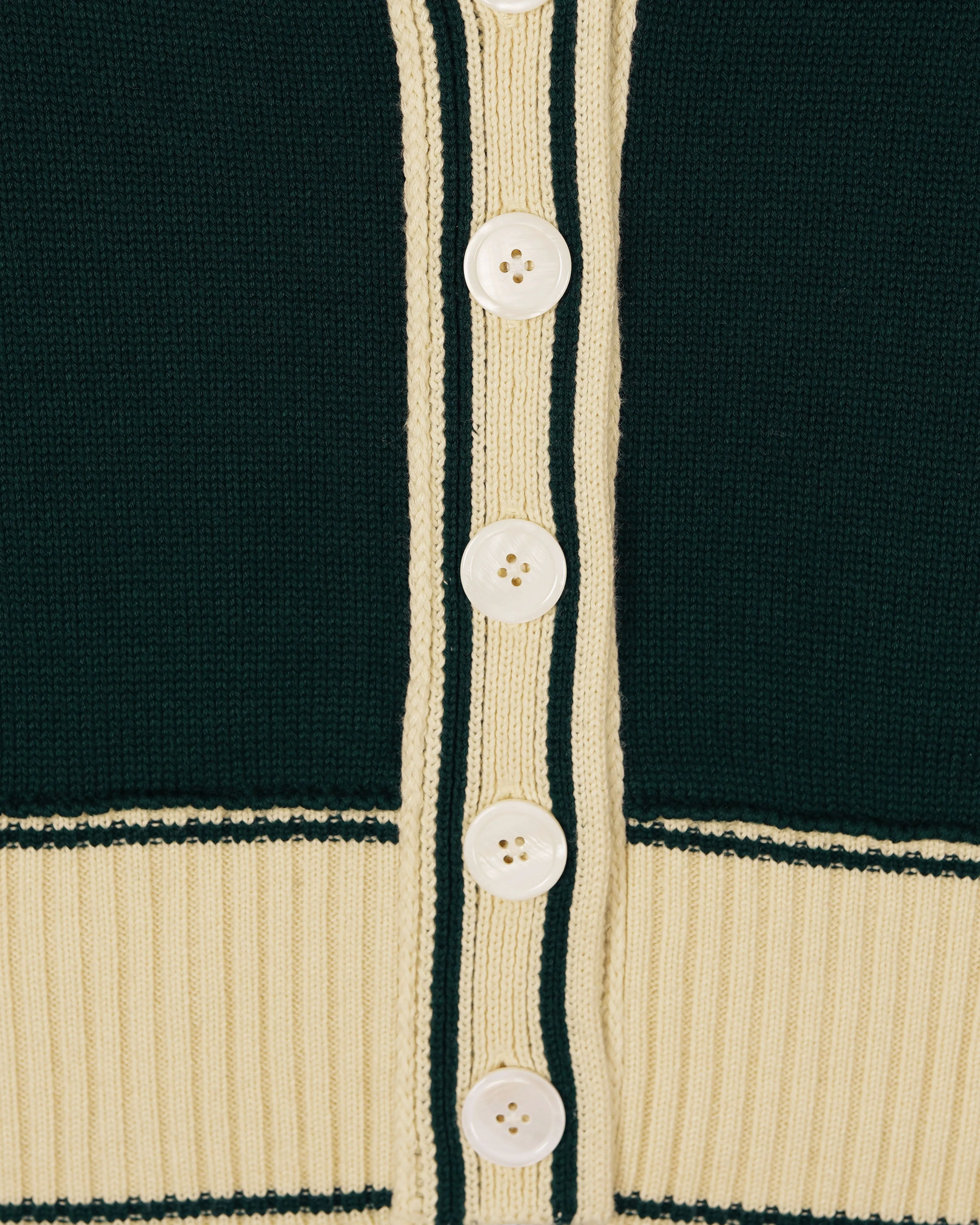Byrd Classic Knit Cardigan Forest Green