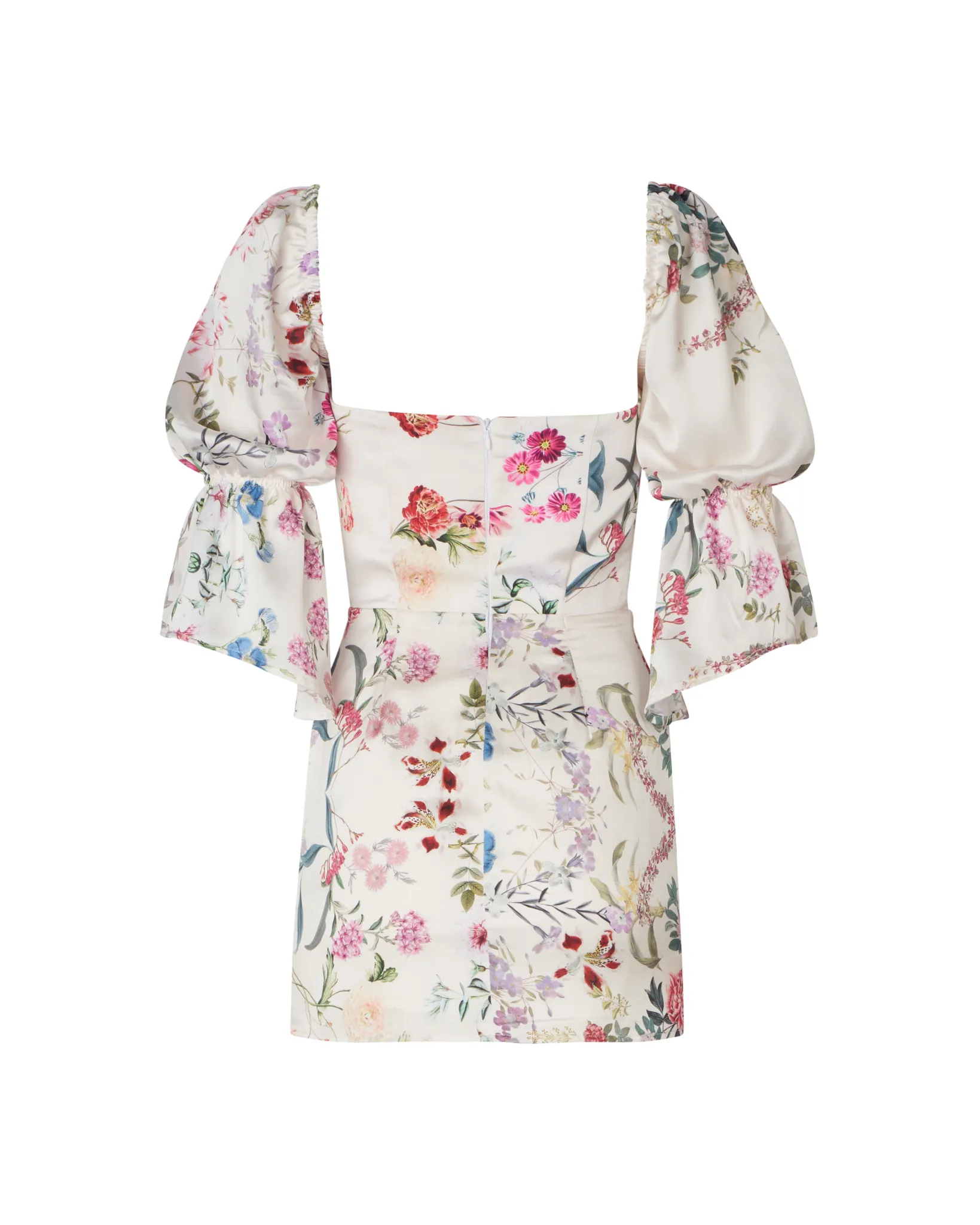 Camille White Floral Mini Dress