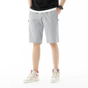 Casual Shorts Men Korean Breathable Quick-Drying Bermuda Beach Pants Sporty Thin Bermuda Shorts