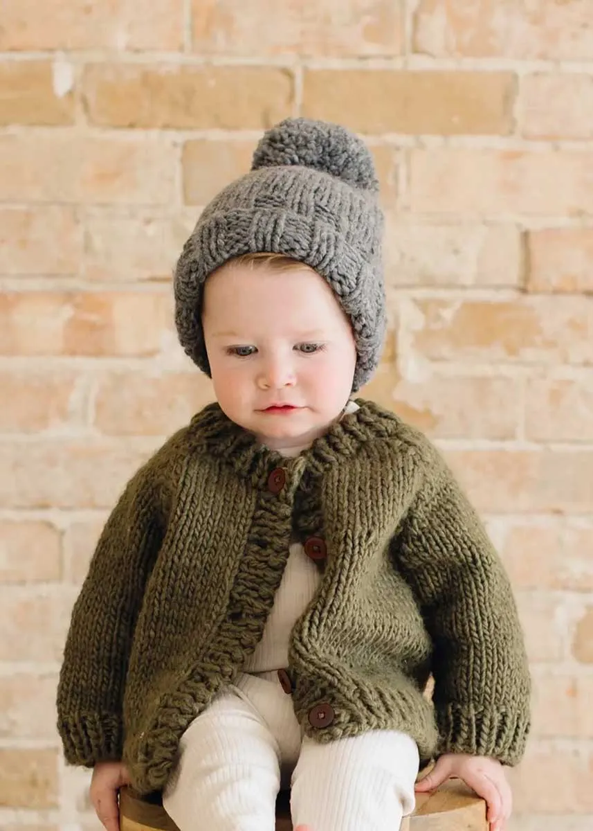 Classic Cardigan - Olive