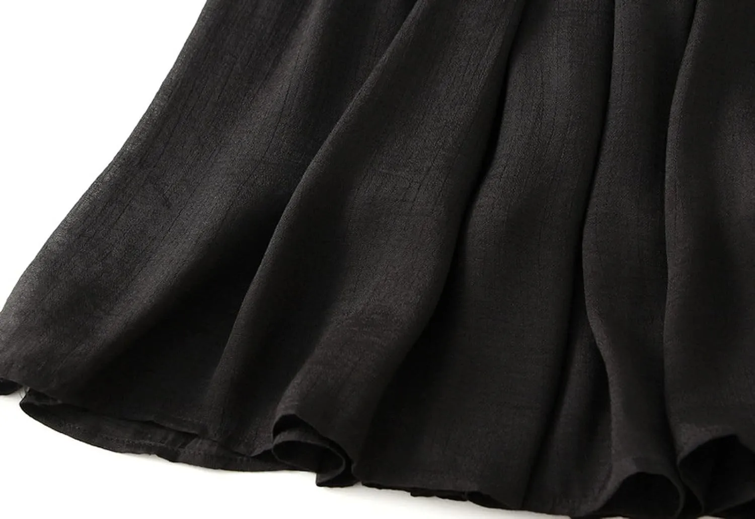Cotton Linen Skirt for Women High Waist Maxi Skirts with Lining A-Line Skirt Flowy Summer Boho Skirts 2025 Trendy