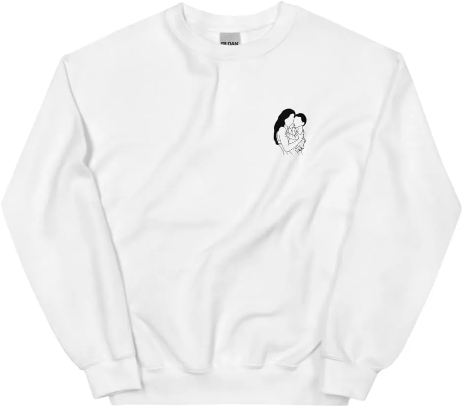 Customize Minimalist Design Unisex Sweatshirt - Personalize Your Style for Men and Women