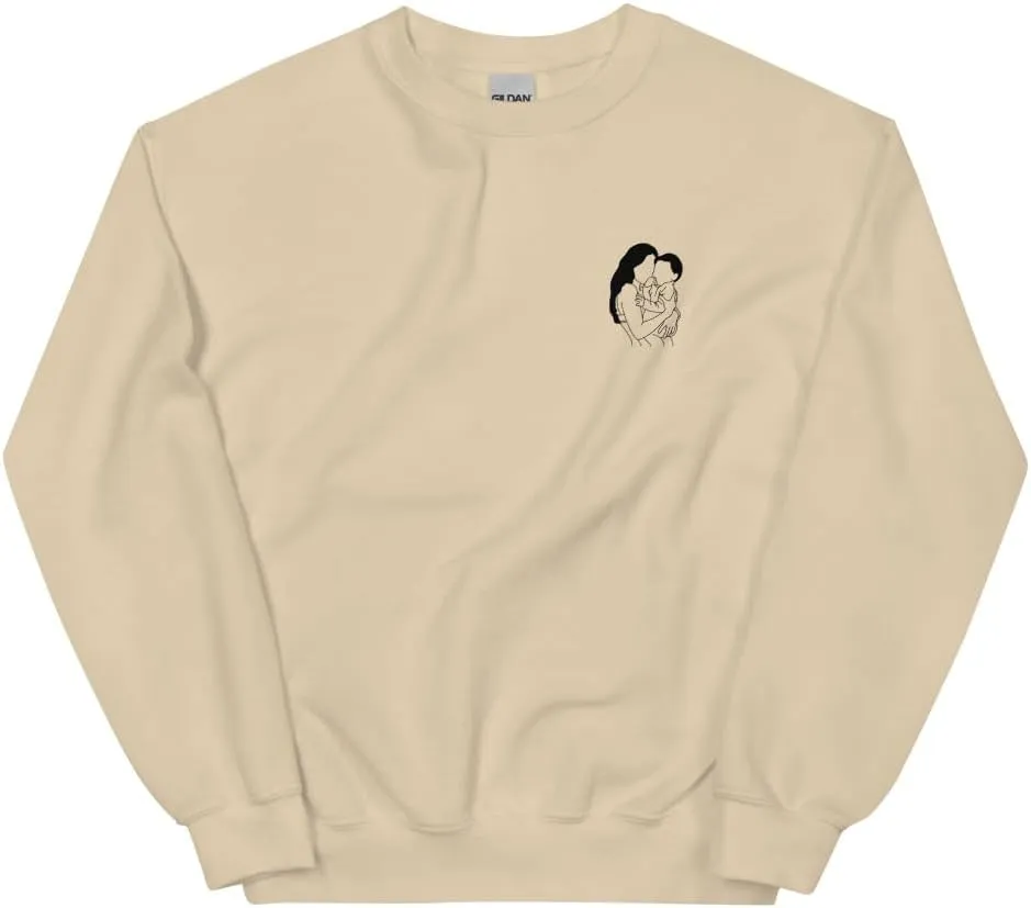 Customize Minimalist Design Unisex Sweatshirt - Personalize Your Style for Men and Women