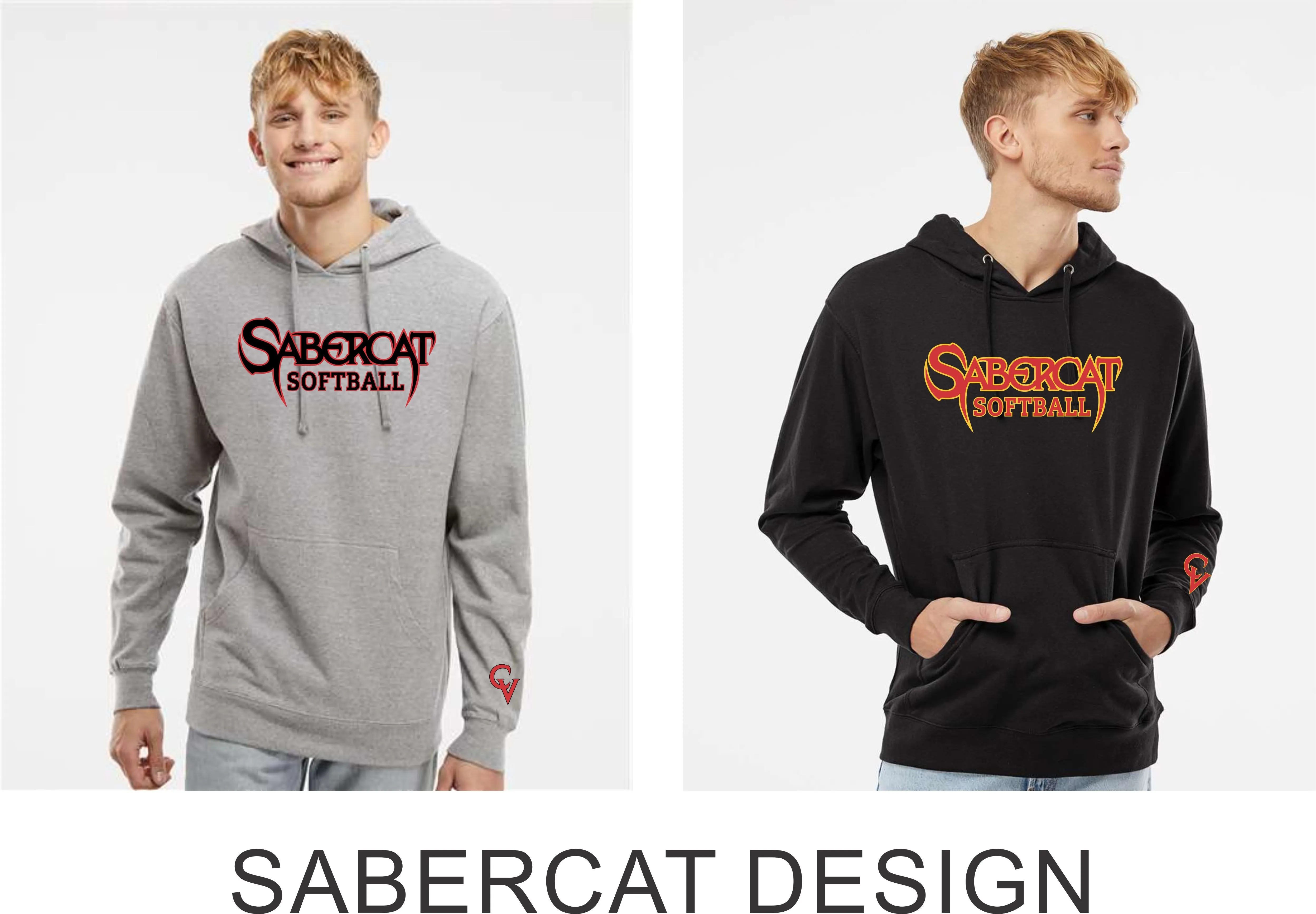 CV Softball Hoodie- Adult and Youth- 3 designs