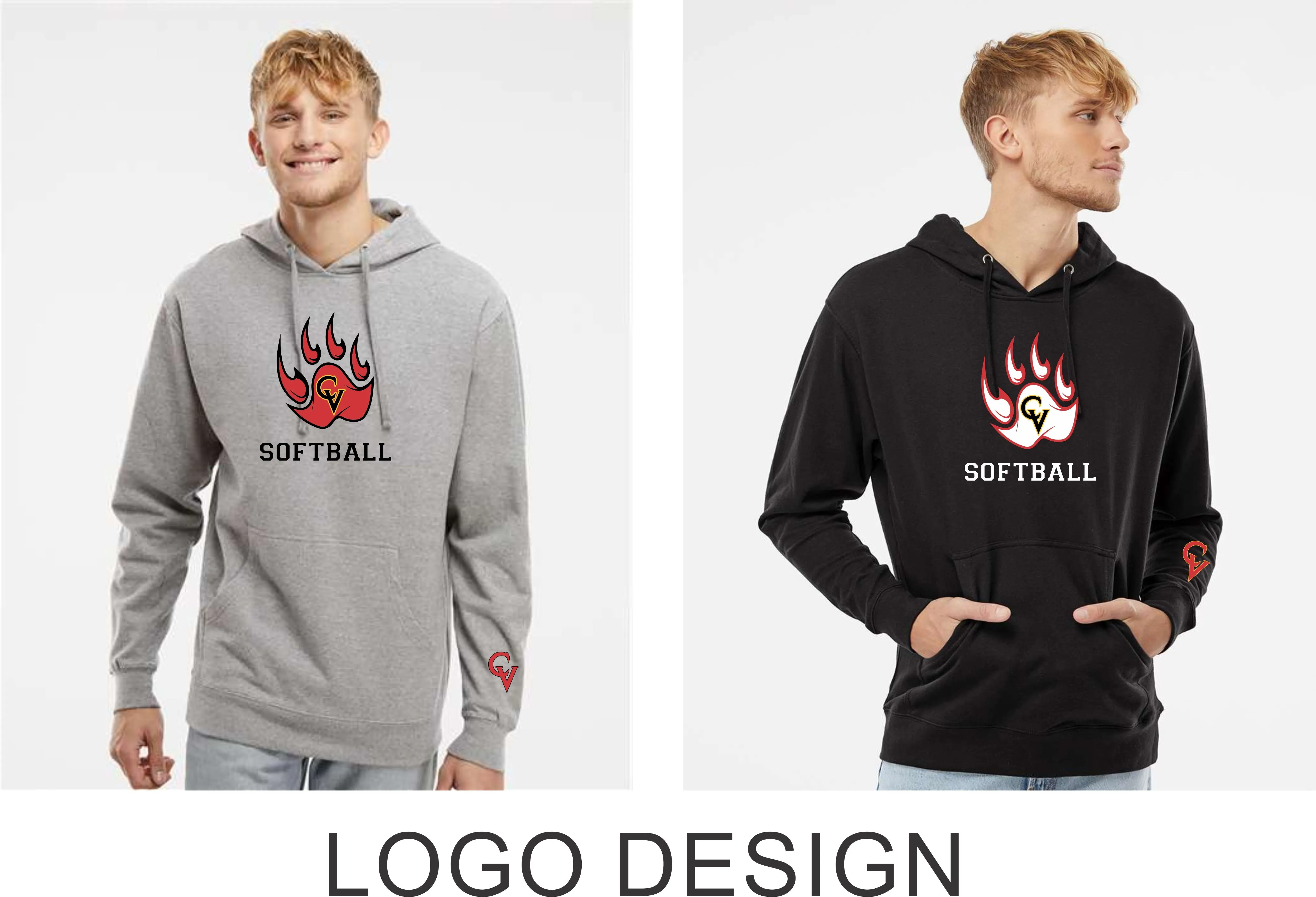CV Softball Hoodie- Adult and Youth- 3 designs