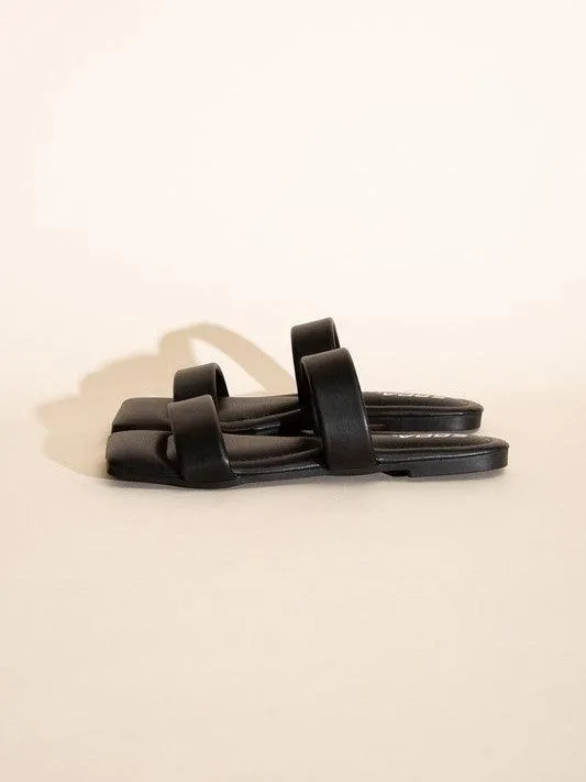 Desert Bliss Double Strap Square Toe Slides