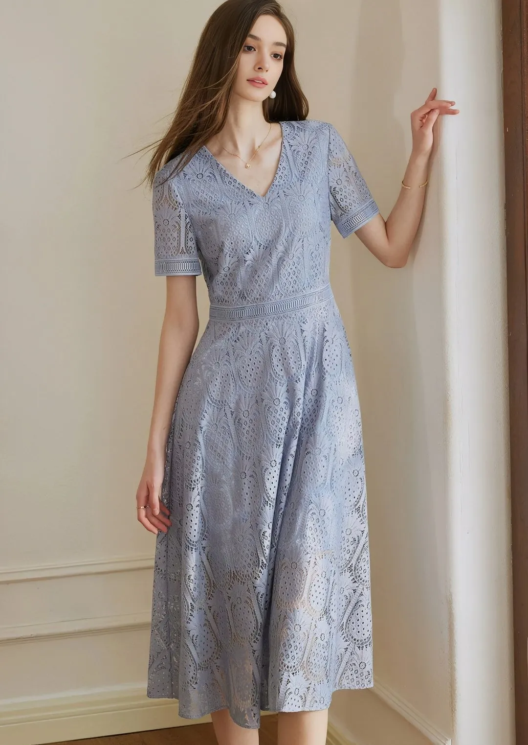 DESIGN LACE SLIM DRESS