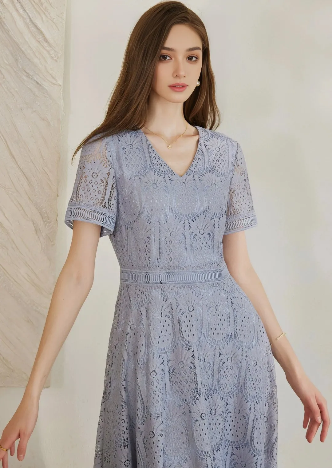 DESIGN LACE SLIM DRESS