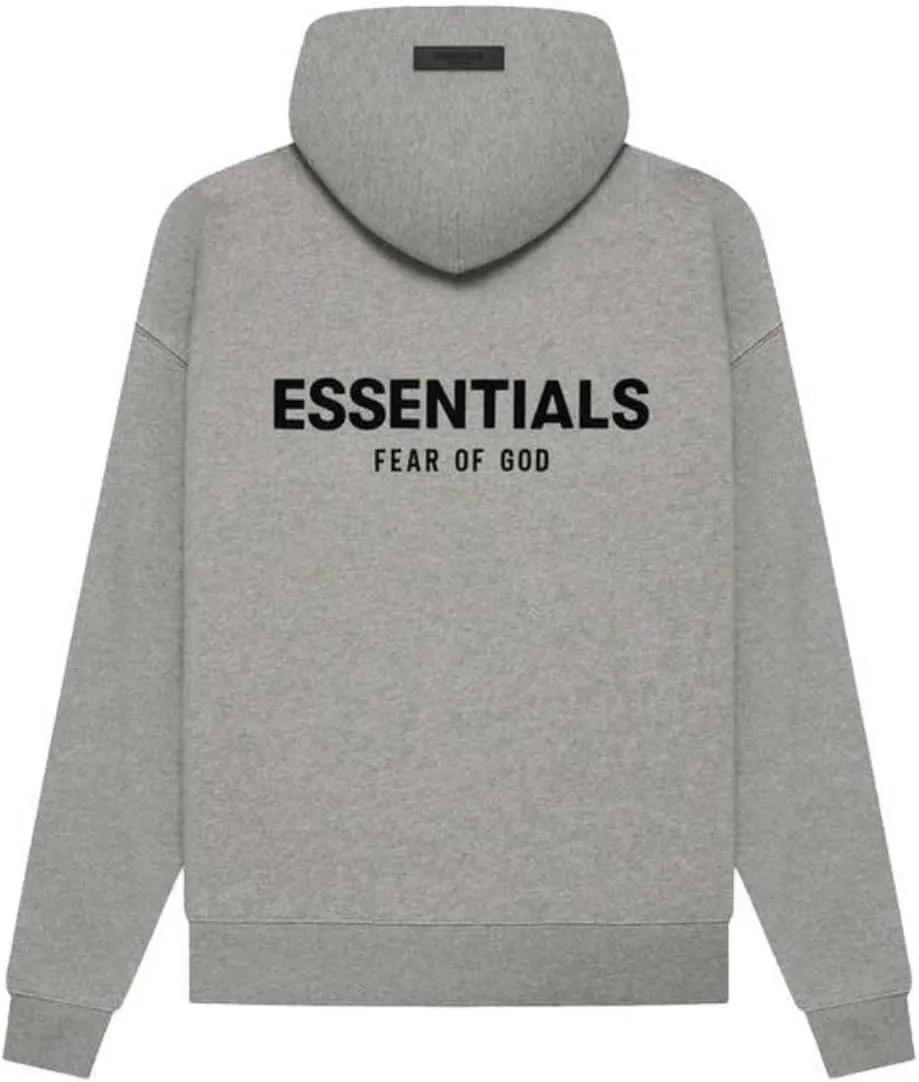 Essentials Fear of God Hoodie, Dark Oatmeal,X-LARGE, (OVERSIZED HOODIE)