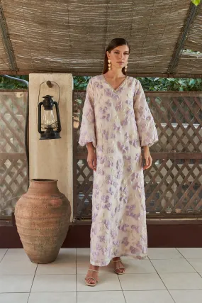 FLORAL Kaftan- Purple