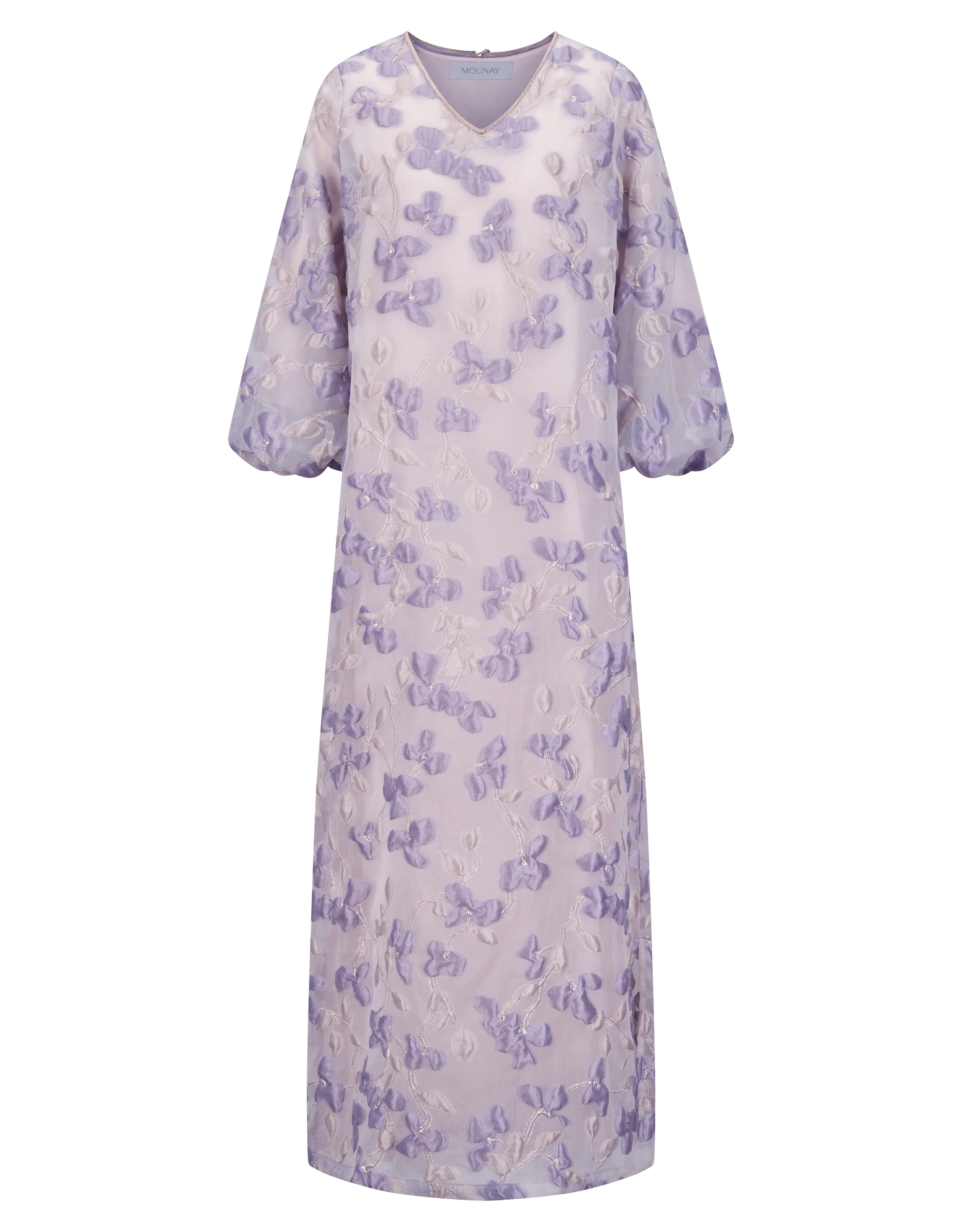 FLORAL Kaftan- Purple