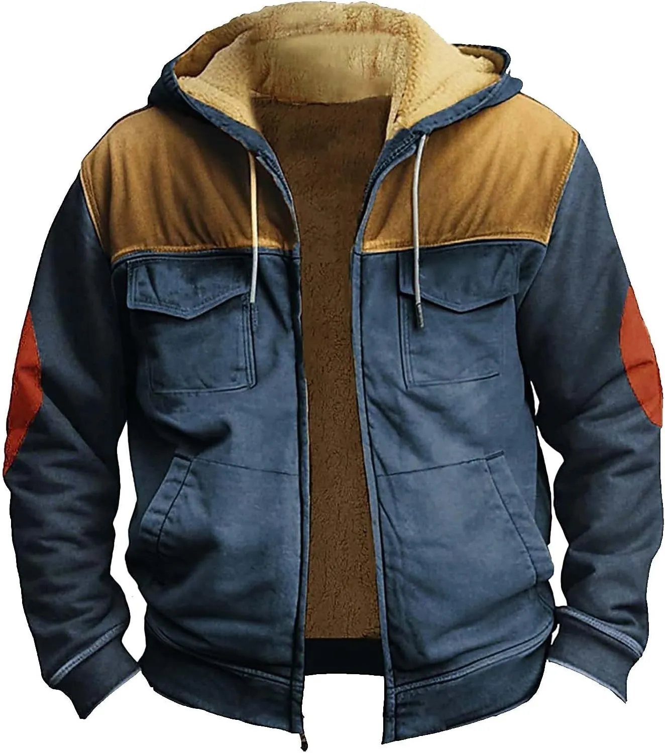 Gentle Lightweight Climbing Jacket Long Sleeve Zipper Hooded Soft Elegant Coat Outerwear Jackets for Men