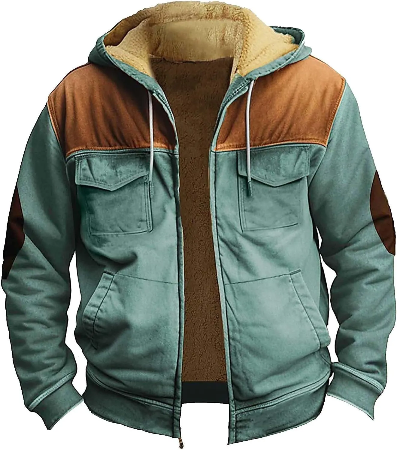 Gentle Lightweight Climbing Jacket Long Sleeve Zipper Hooded Soft Elegant Coat Outerwear Jackets for Men