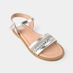 Girls Sandal 1031-5-SILVER