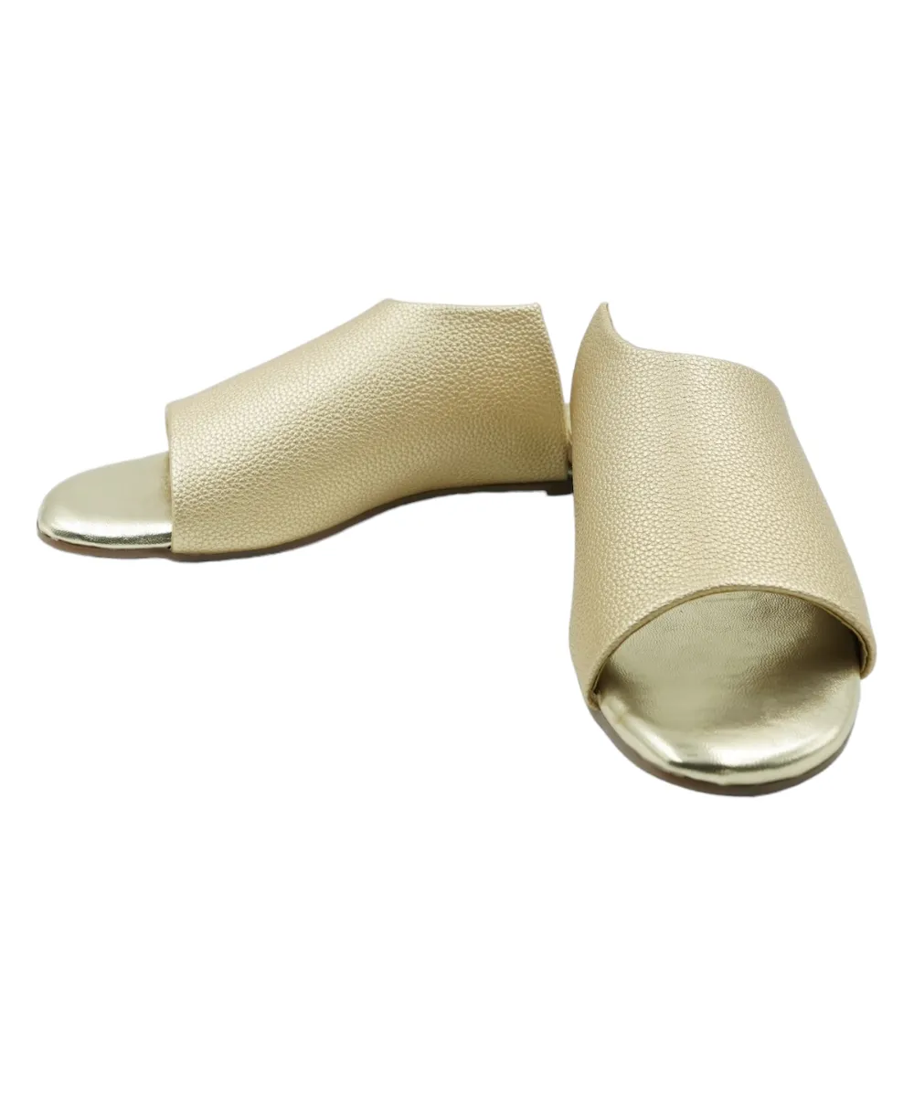 Gold Claire Flats