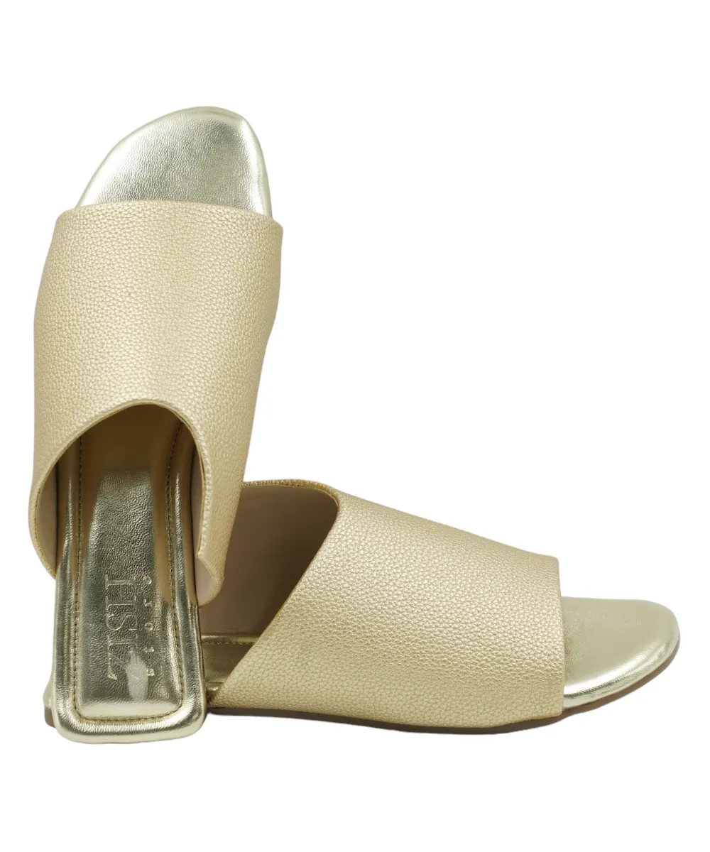 Gold Claire Flats
