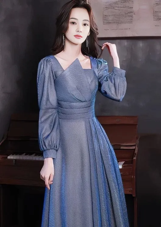 IRREGULAR SHINE MIDI DRESS