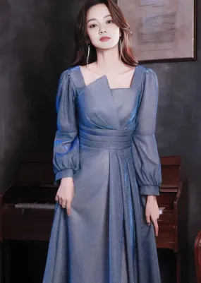 IRREGULAR SHINE MIDI DRESS