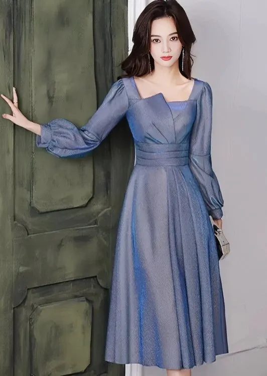 IRREGULAR SHINE MIDI DRESS