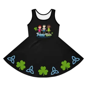 Jiggy Tots Dress- Black