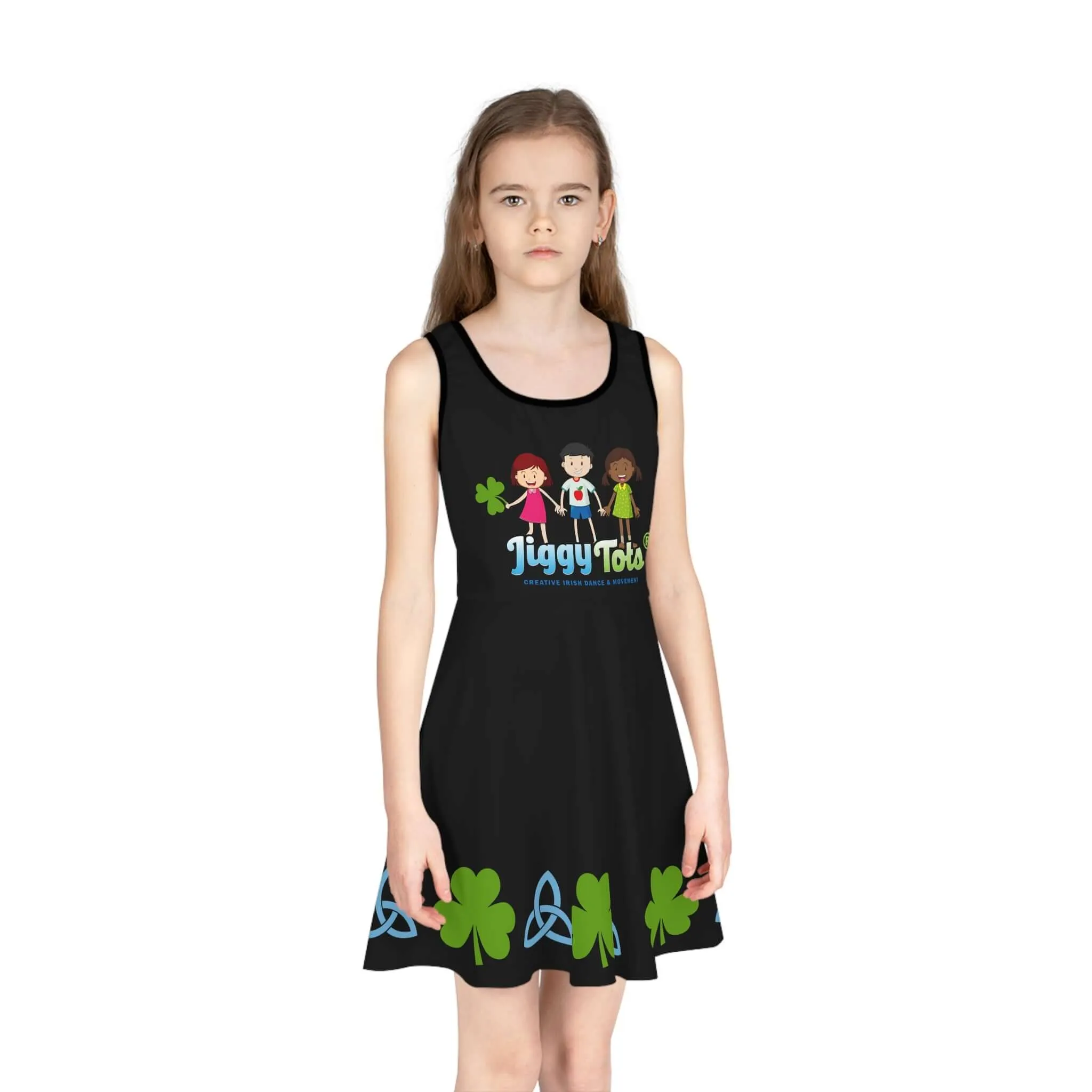 Jiggy Tots Dress- Black