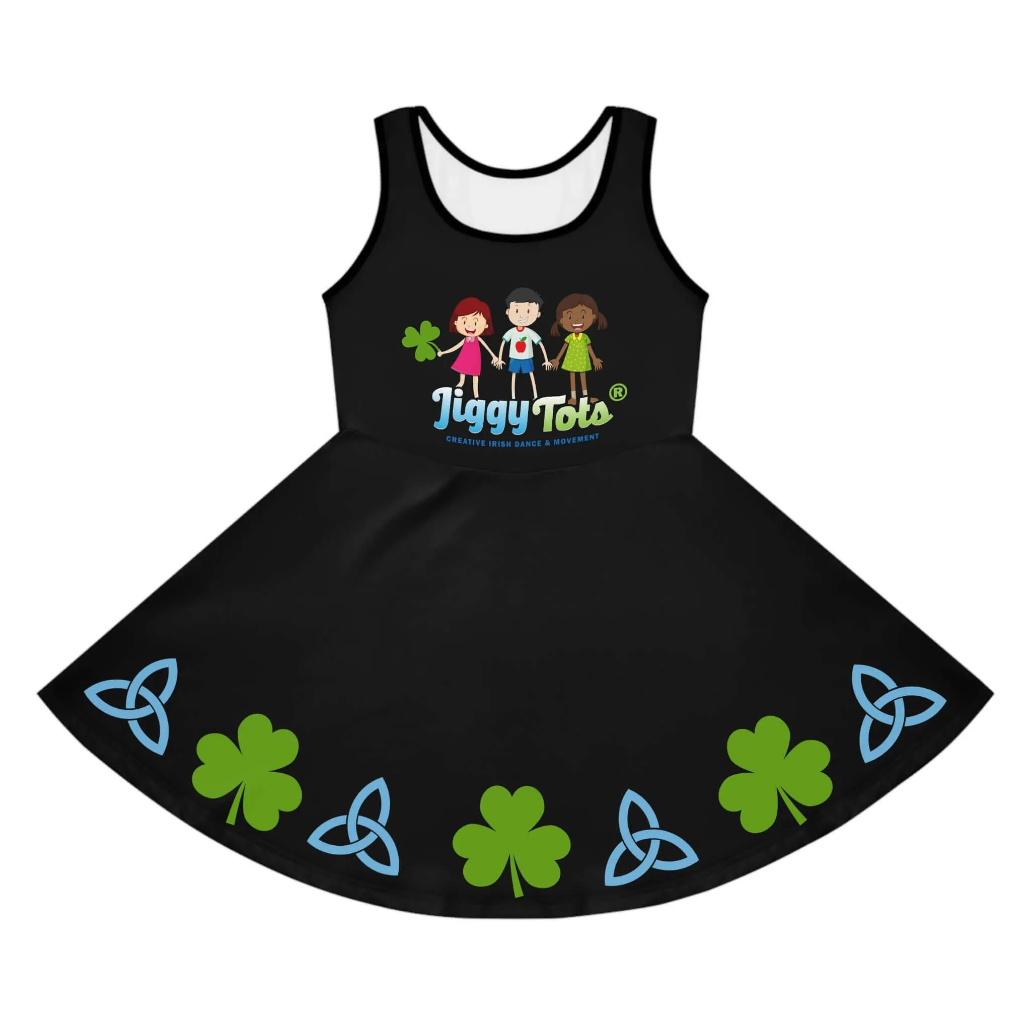 Jiggy Tots Dress- Black