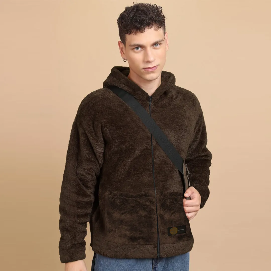 Jupiter Dual Side Extremely Soft Fluffy Sherpa Hoodie