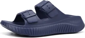 KuaiLu Womens Recovery Sandals With Comfortable Plantar Fasciitis Arch Support, Orthotic Adjustable Thick Cushion Sport Slides Reduces Stress on Feet, Joints & Back Post-Exercise