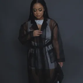 Mintii Sheer Trench Cover up
