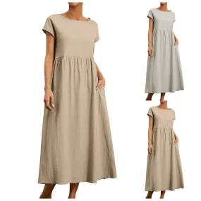 Olivia – Summer Vintage Elegant Maxi Sundress