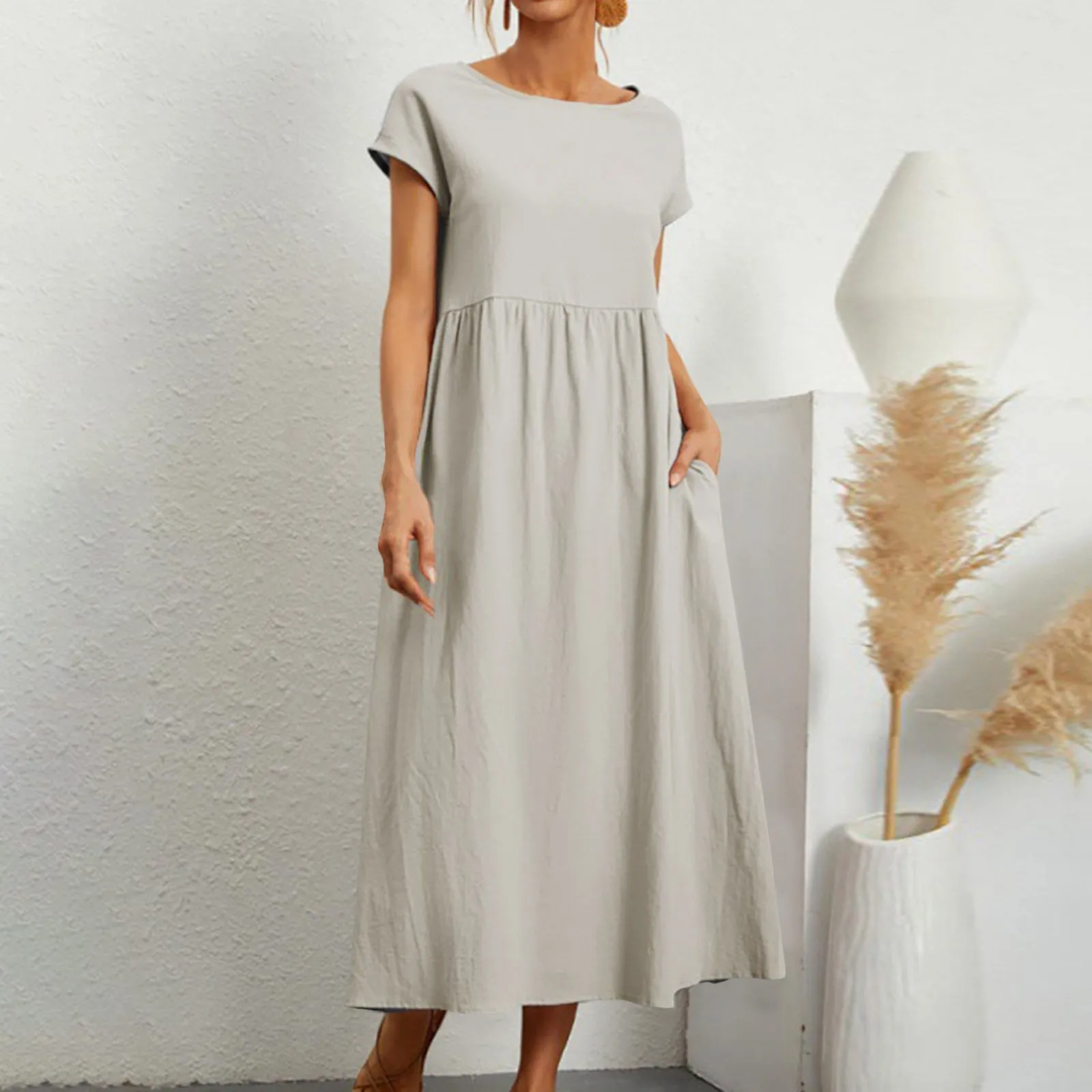 Olivia – Summer Vintage Elegant Maxi Sundress