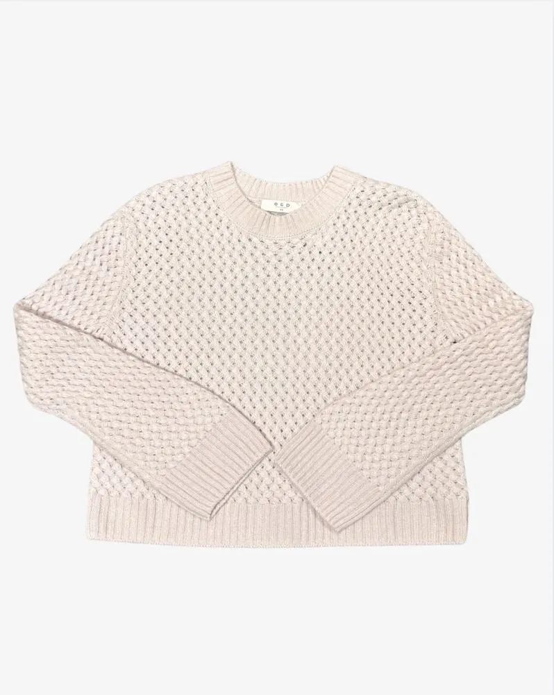 One Grey Day Luca Cashmere Pullover