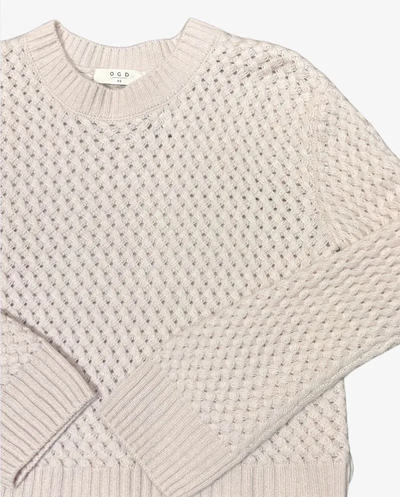 One Grey Day Luca Cashmere Pullover