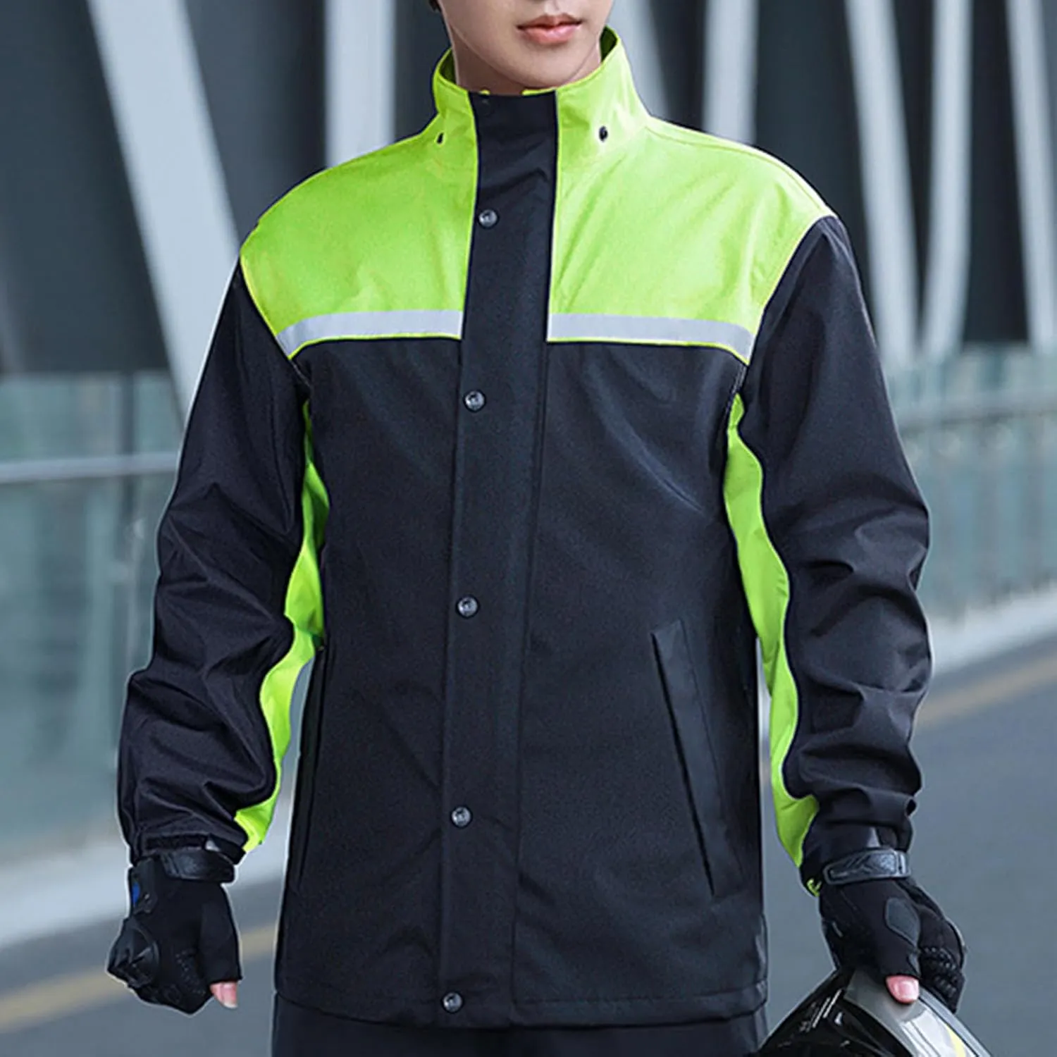 Rain Coat Pants Water Prevent Breathable Portable Raincoat Suit For Electric Bike Cycling