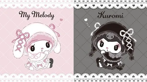 Sanrio My Melody "Moonlit Melokuro" 3 plushie