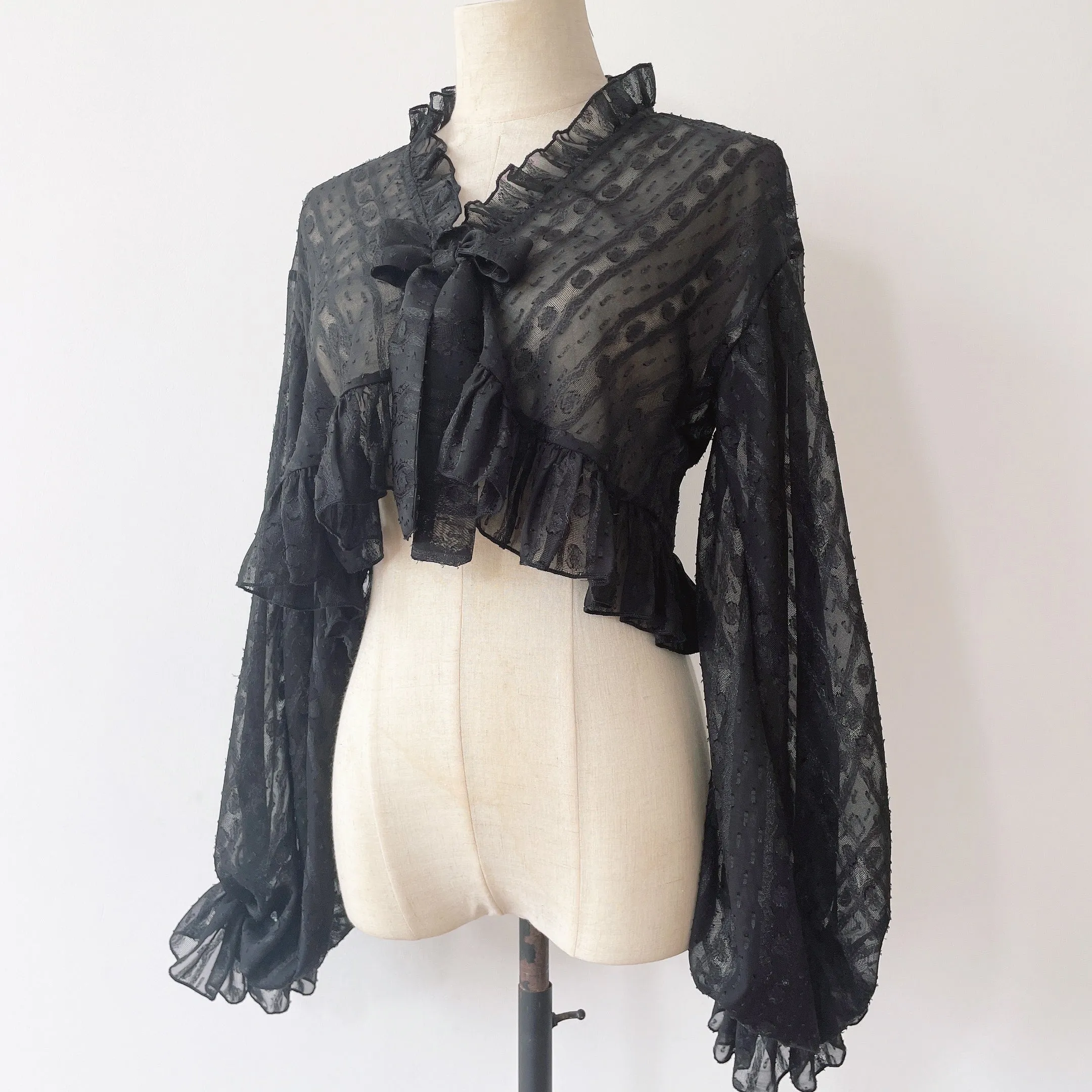 Smoke and Rain Chiffon Cardigan