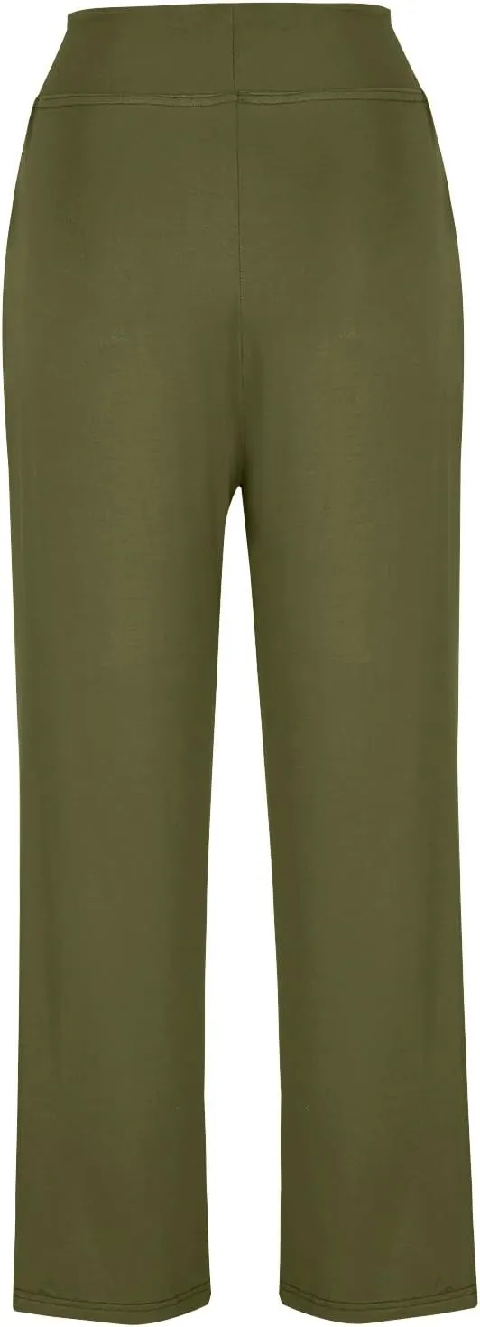 Stretchy Leggings for Women, Yoga Pants Women Fold Over Waist,High Waisted Leggings for Women