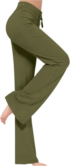 Stretchy Leggings for Women, Yoga Pants Women Fold Over Waist,High Waisted Leggings for Women