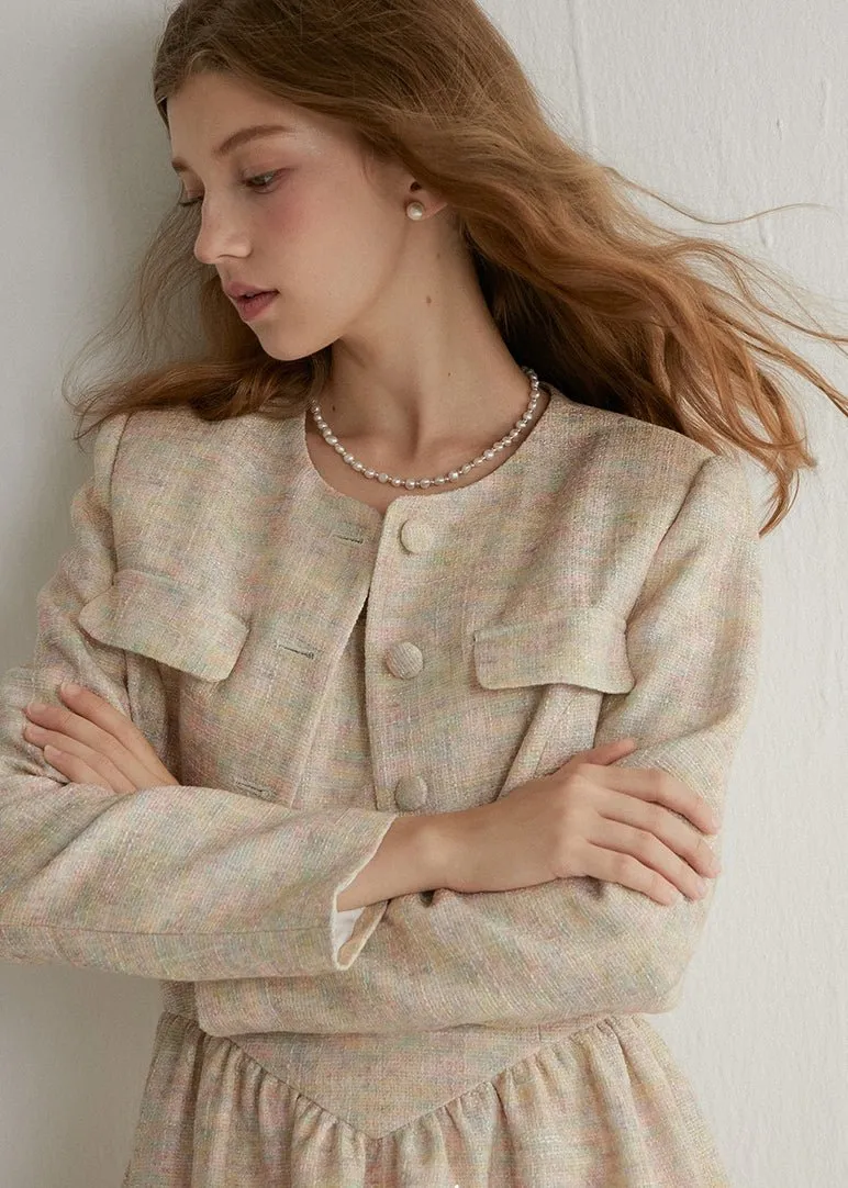 TWEED SHORT JACKET AND DRESS