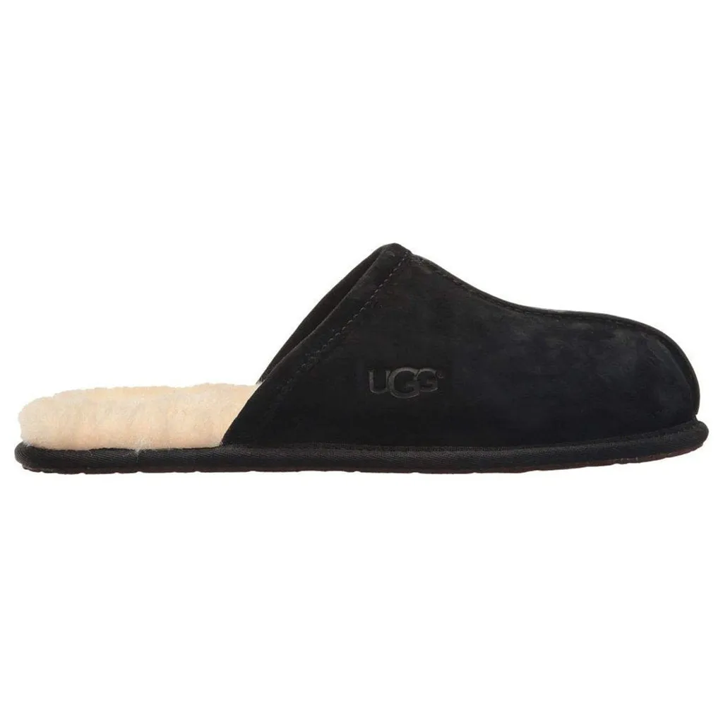 Ugg Scuff Sheepskin Suede Leather Men's Slide Sandals