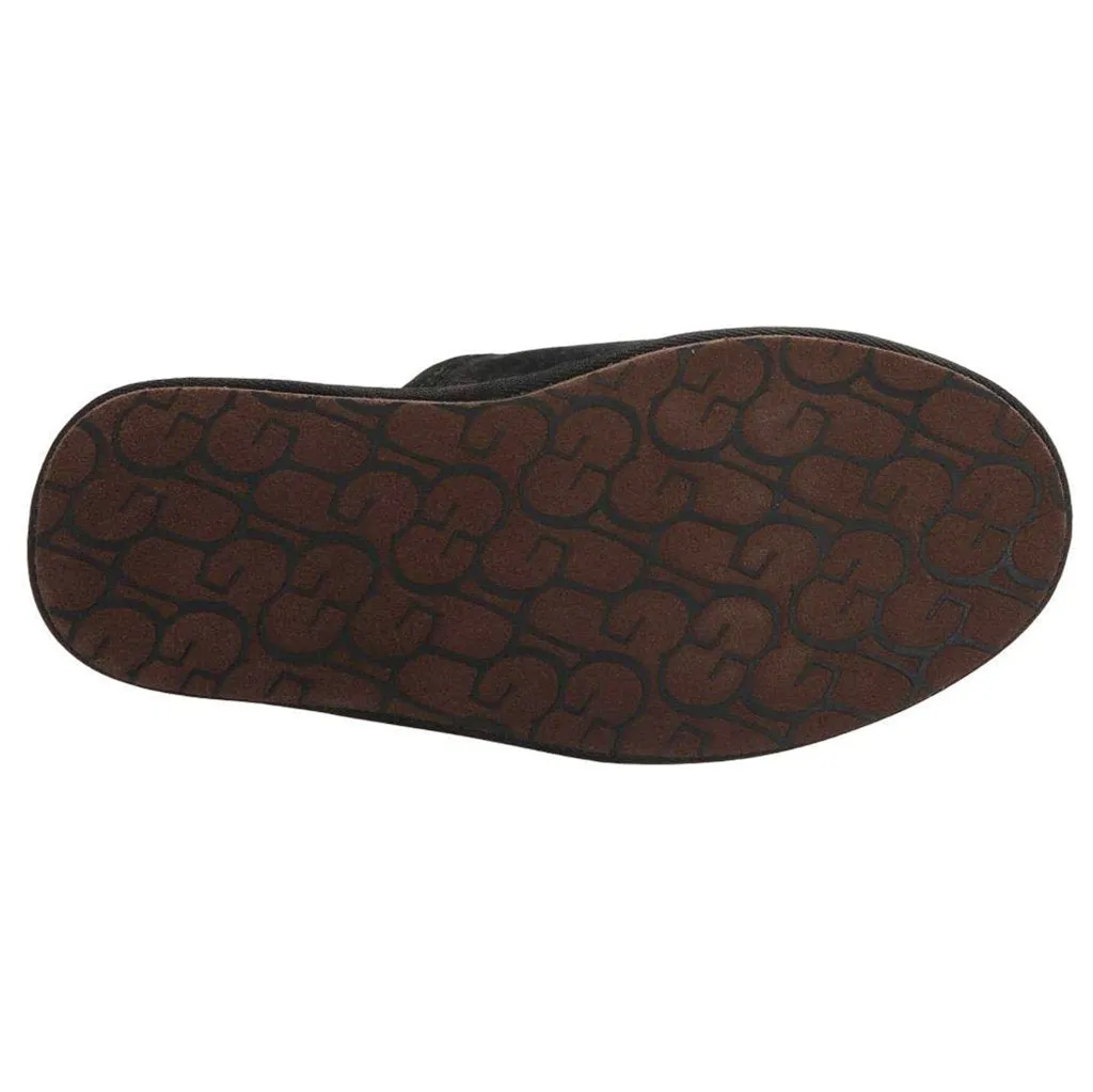 Ugg Scuff Sheepskin Suede Leather Men's Slide Sandals