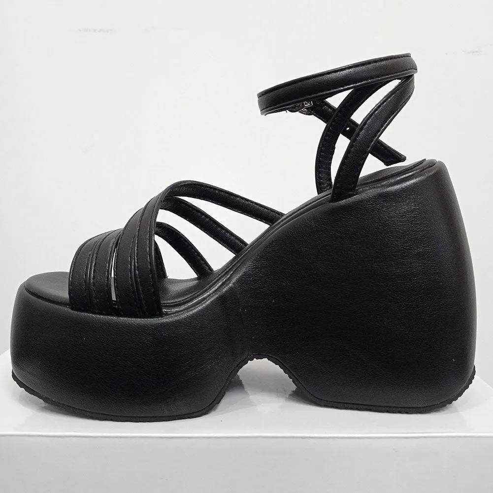 Woman Sandals Shoes Wedges High Heeled Comfy Leisure