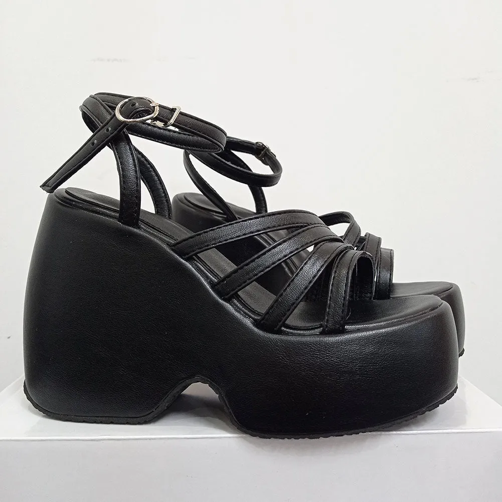 Woman Sandals Shoes Wedges High Heeled Comfy Leisure