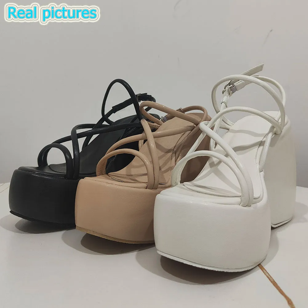 Woman Sandals Shoes Wedges High Heeled Comfy Leisure
